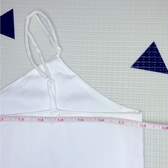 White silk tank top - Picture 4 of 5